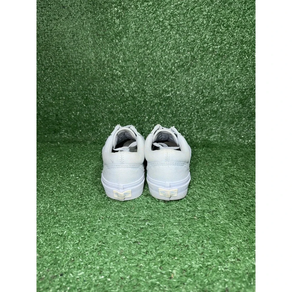 VANS Old Skool Black White Low Top Casual Shoes Athletic Sneakers Women Size 6.5